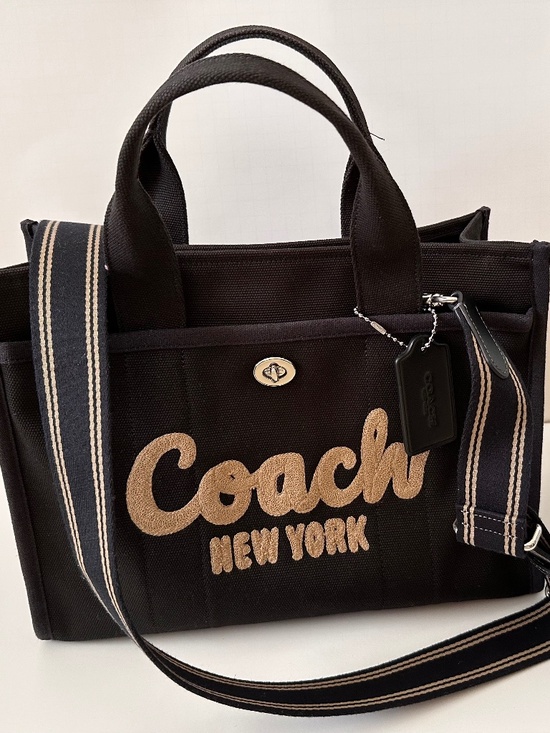 Coach Handbags - Coach Cargo Tote Bag New York Embroidered Logo